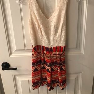 City Triangles Romper